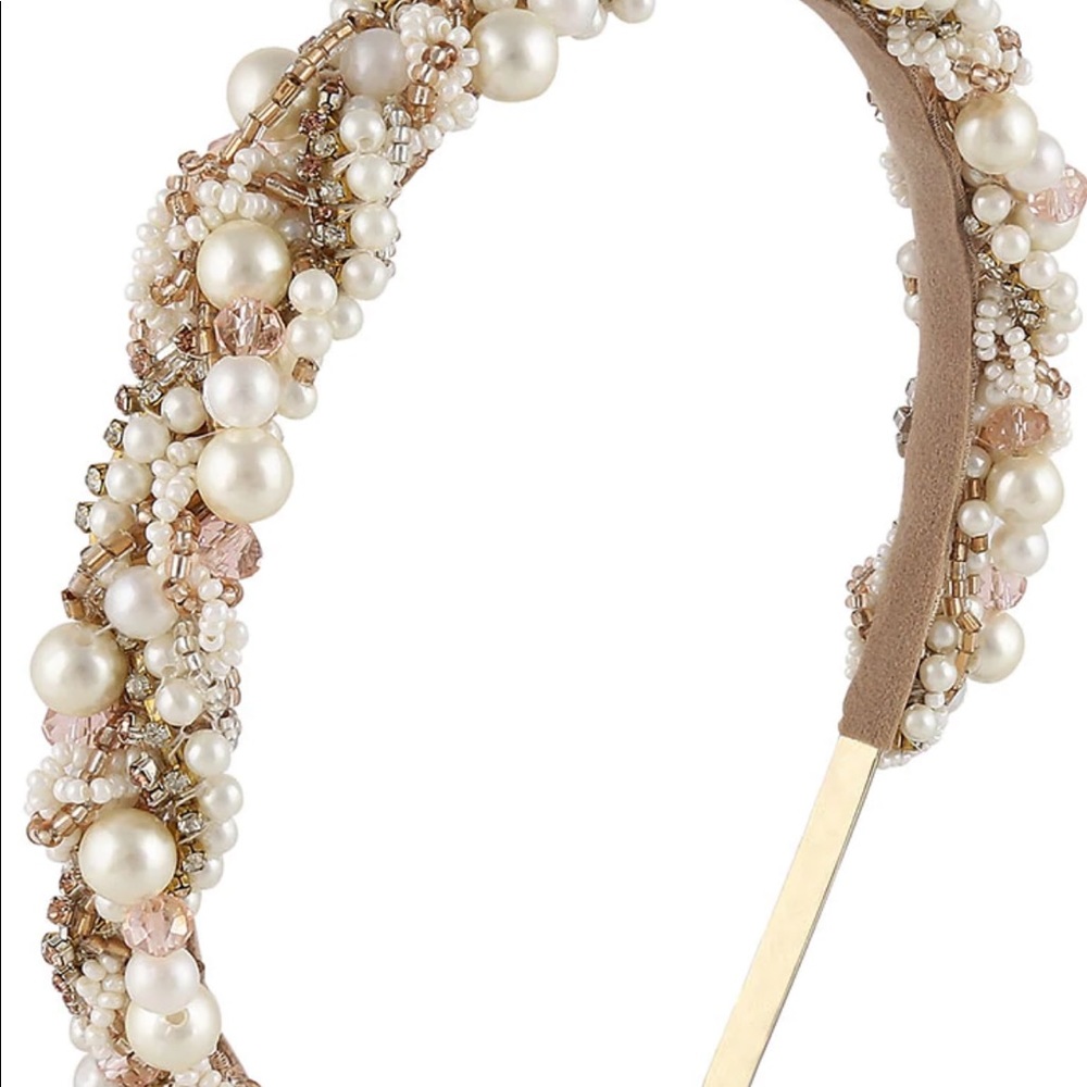 Handmade Bridal headband by Designer Deepa Gurnani.